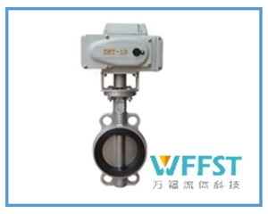 WF691D型对夹式-无靠背电动蝶阀