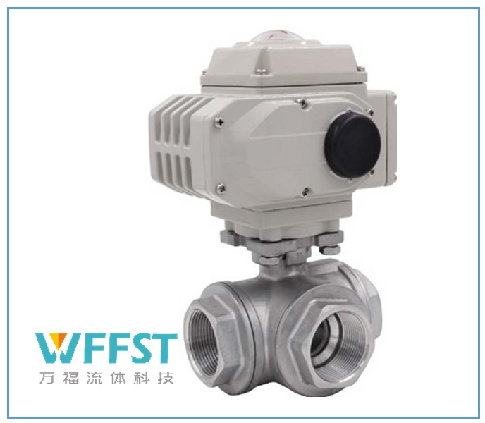 三通螺纹电动球阀